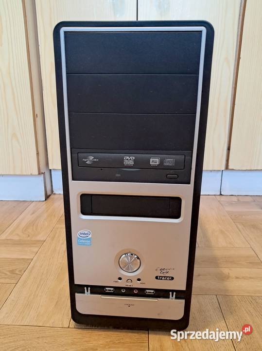 Komputer dwurdzeniowy Intela dwa giga ramu Klasy Celeron Dual-Core Kraków