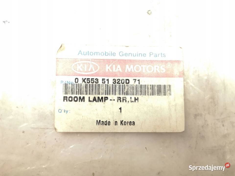 RĄCZKA PODSUFITKI LEWY TYŁ KIA CARNIVAL 9805 ORI