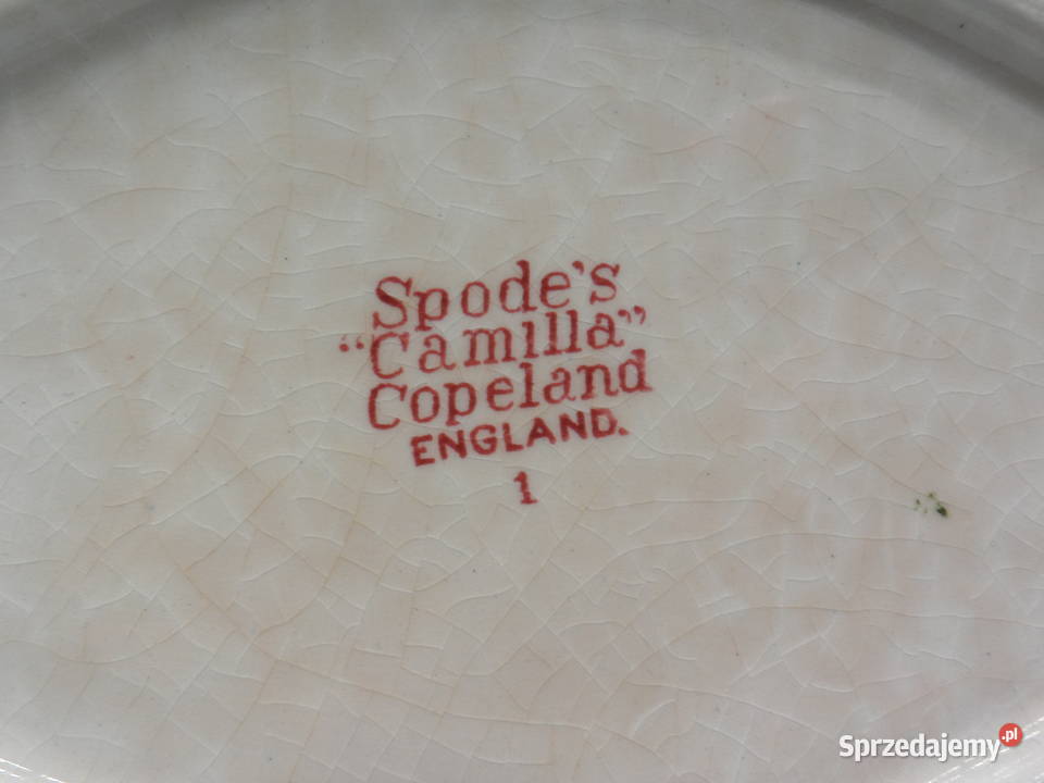Półmisek Salinerka Spode Camilla Pink Red Anglia Raszków