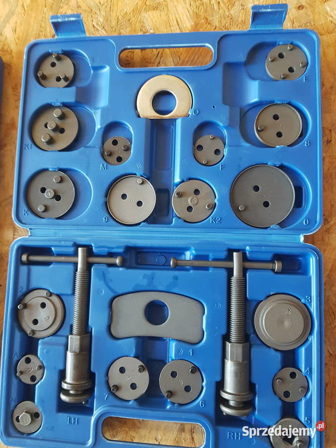 Zestaw do wyciskania tłoczków hamulcowych 22 el