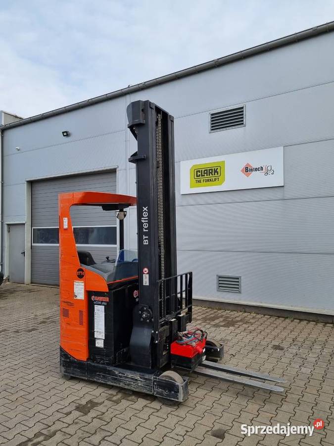 Używany wózek wysokiego składowania Reach-truck BT RRE 160  Triplex 7500 mm