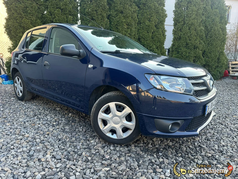 Dacia Sandero II 11 12 benzyna Stary silnik Rok produkcji 2016 mazowieckie Stok Lacki