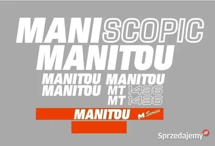 Naklejki oklejenie MANITOU MANISCOPIC MT 1436 mazowieckie sprzedam