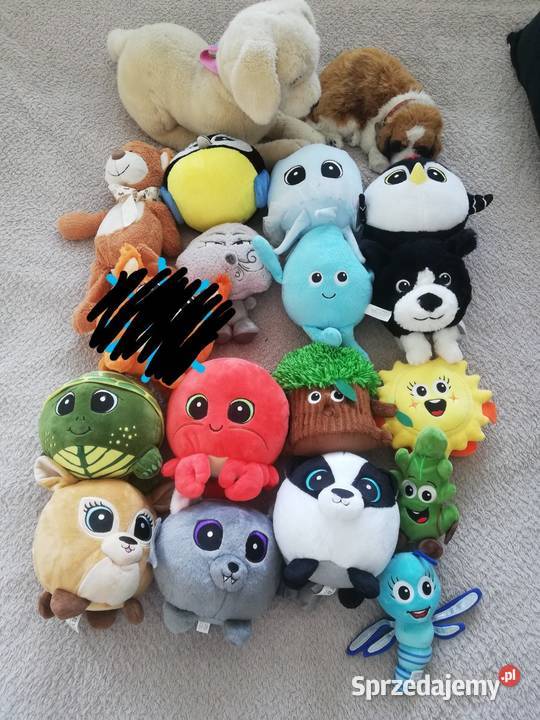 Maskotki z Biedronki różne pieski Maskotki pomorskie Gdynia sprzedam