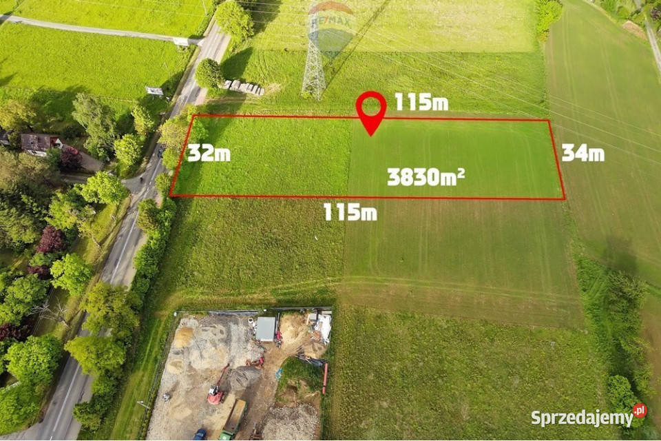 3830m2 potencjału z widokiem na góry 34m śląskie Ustroń sprzedam
