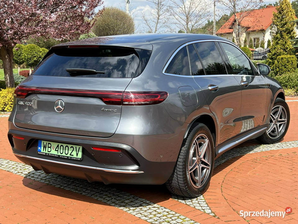 Mercedes EQC 400 AMG 4Matic Salon Gwarancja Stan przyciemniane szyby Widełki sprzedam