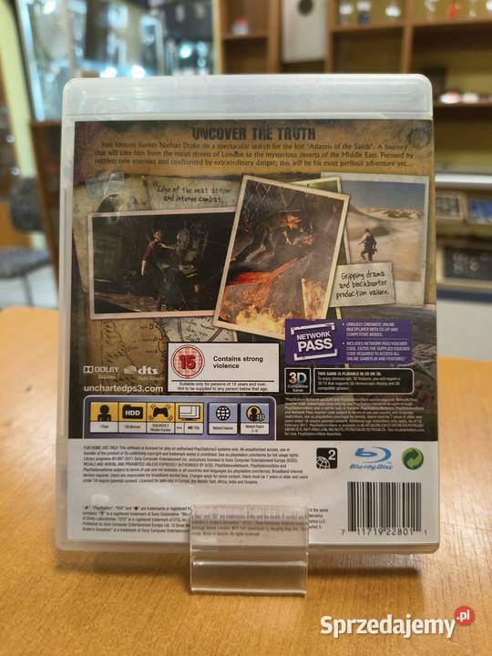 Gra 3 Uncharted 3 Oszustwo Drakea Komplet z warmińsko-mazurskie Elbląg
