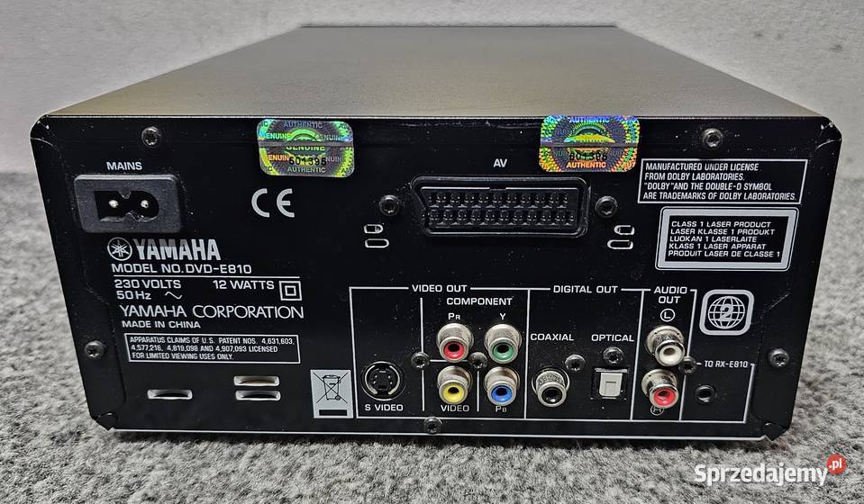 Odtwarzaczy płyt Yamaha DVDE810 Pianocraft Kraków