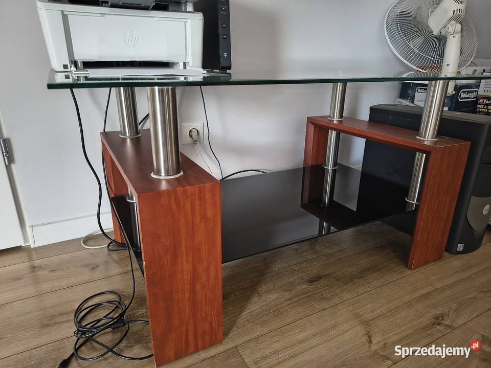 Ława szklana stolik Sienno