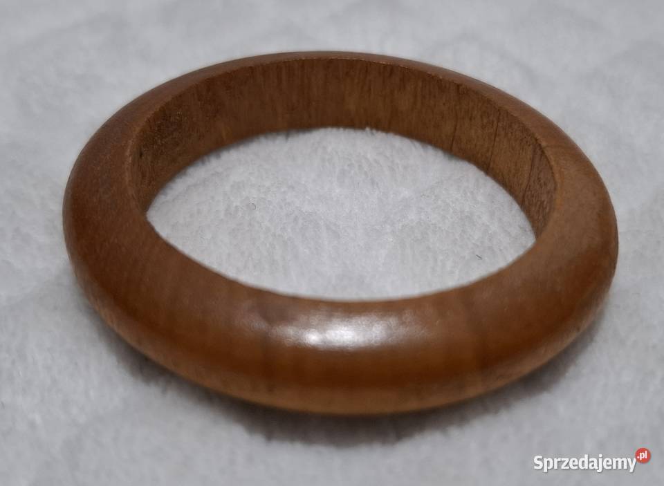 Drewniane kółko karnisza brązowe karnisz 40mm 1 Czeladź