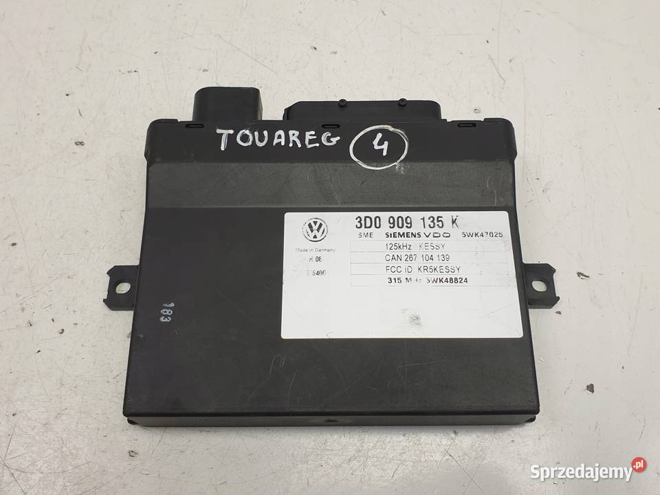VW Touareg STEROWNIK KESSY moduł KOMPUTER Rudka