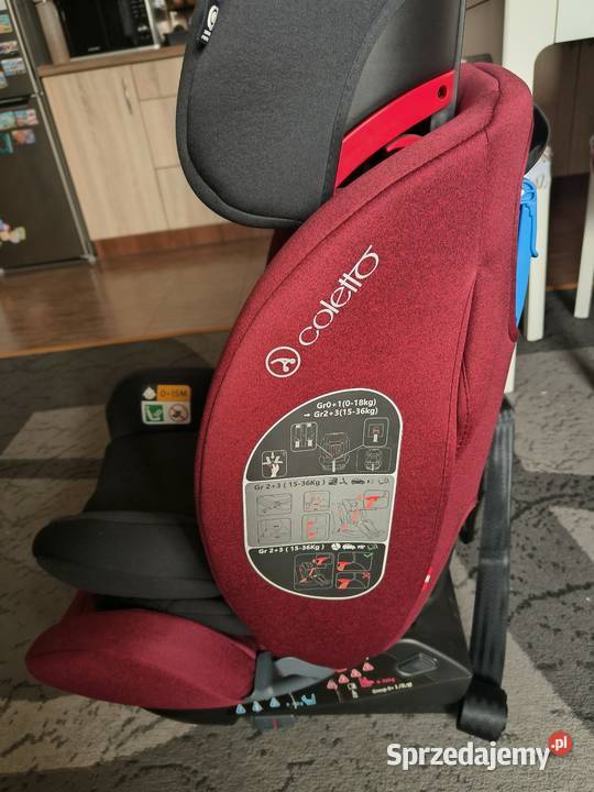 Fotelik samochodowy coletto ISOFIX Warszawa sprzedam