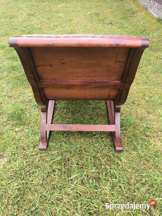 Fotel bujany retro skóra Meble Radom sprzedam