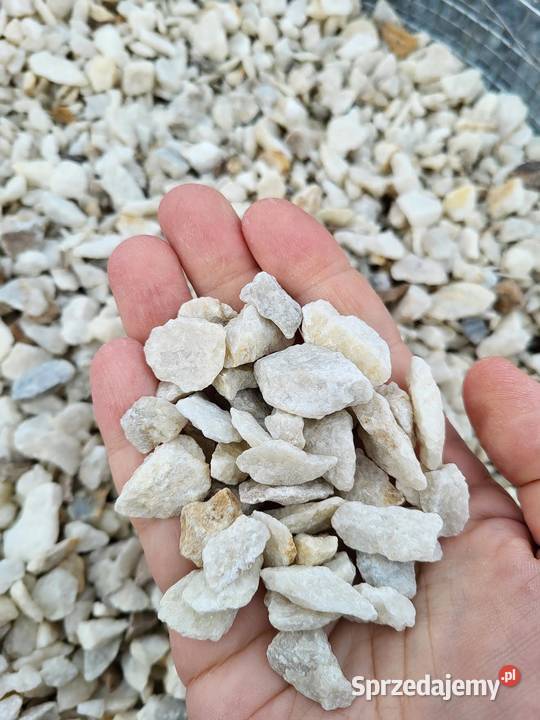 Grys Crystal white 816 Kamienie ogrodowe mazowieckie Białobrzegi sprzedam