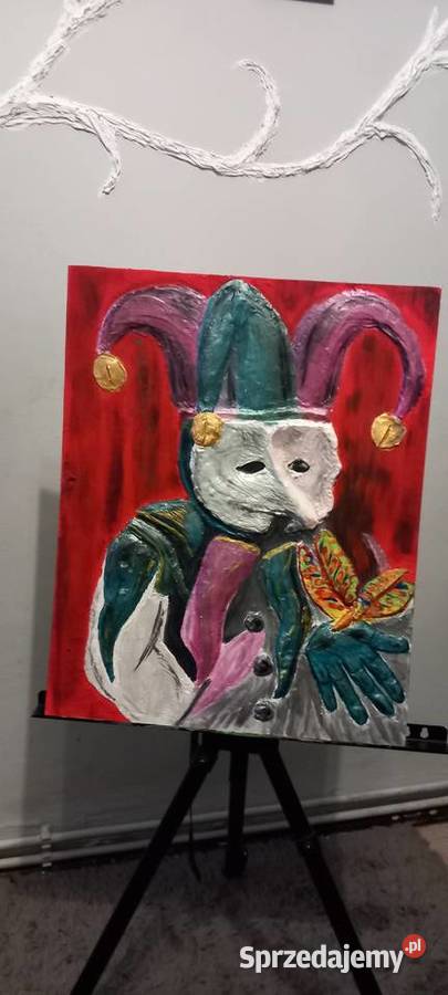 Strukturalne obrazy na płótnie Ręcznie malowane