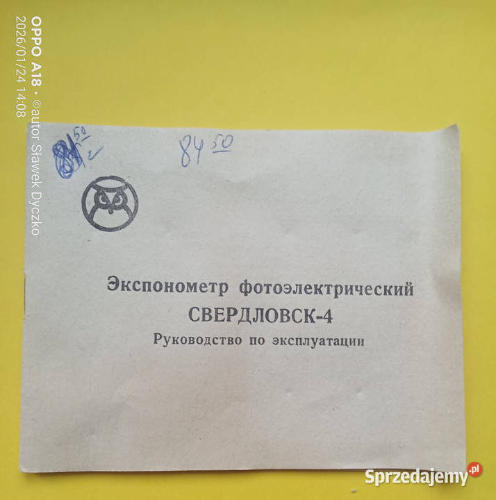 Światłomierz Swierdłowsk 4 4 Svierdlovsk 4 mazowieckie Legionowo sprzedam