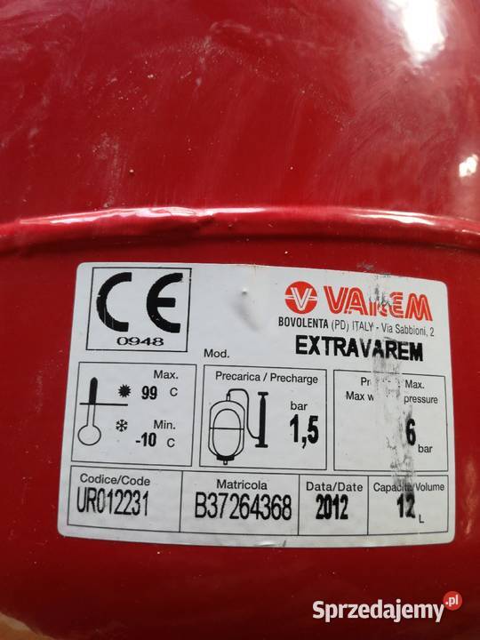 Naczynie przeponowe varem Piotrków Trybunalski