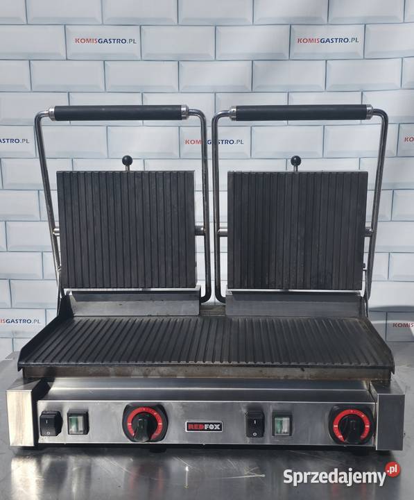 Grill kontaktowy podwójny ryflowany 75251 Gastronomia Warszawa