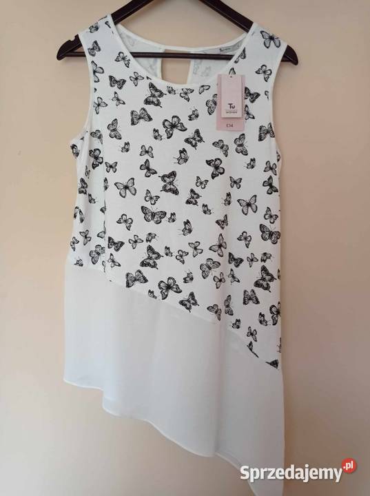 Nowa bluzka w motyle sprzedam