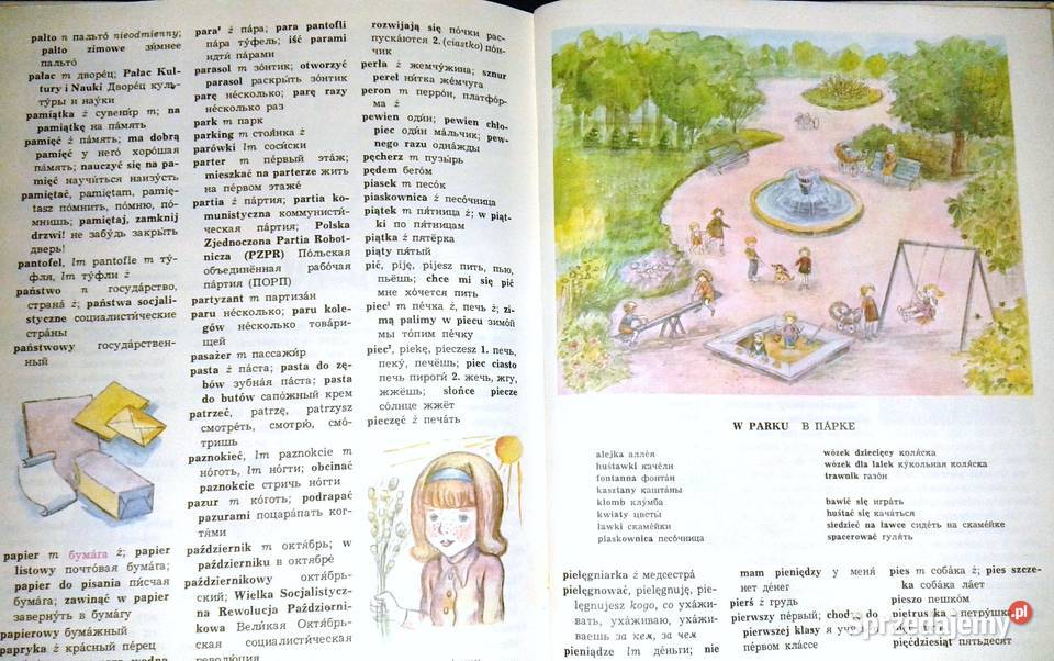 Ilustrowany słownik dzieci Rosyjskopolski Chełm