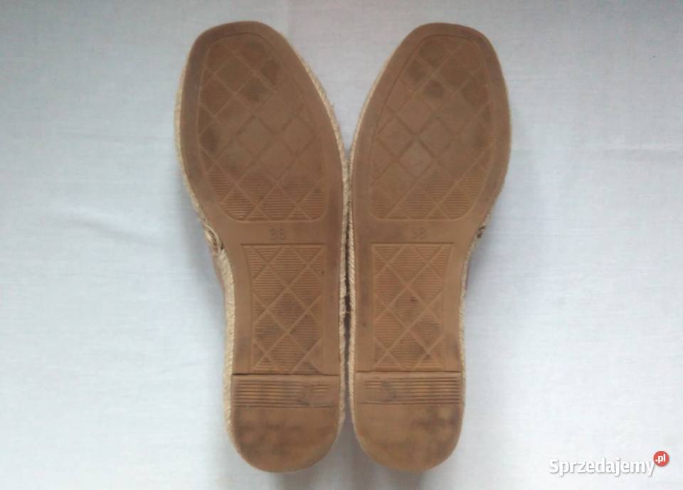 Buty damskie Espadryle róż r 375 Kokardka jakość Białystok