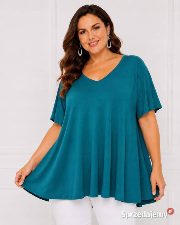 Bluzka Damska Trapezowa oversize UNI 132 biust łódzkie Pątnów