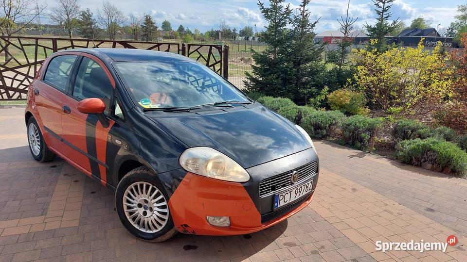 Fiat Grande Punto 2006 r benzyna Krzyż Wielkopolski