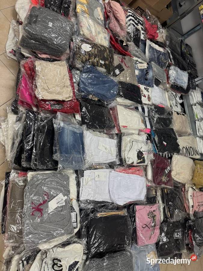 Zestaw odzieży damskiej 1100 sztuk nowe z śląskie Bytom sprzedam