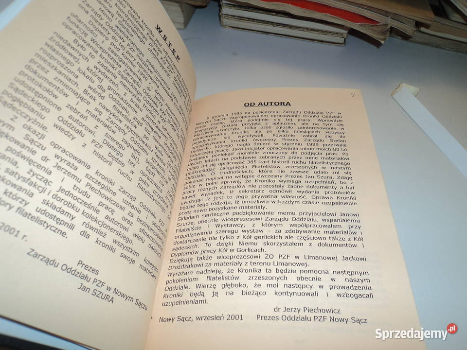 Kronika oddziału Polskiego Związku Filatelisów w Filatelistyka Nowy Sącz