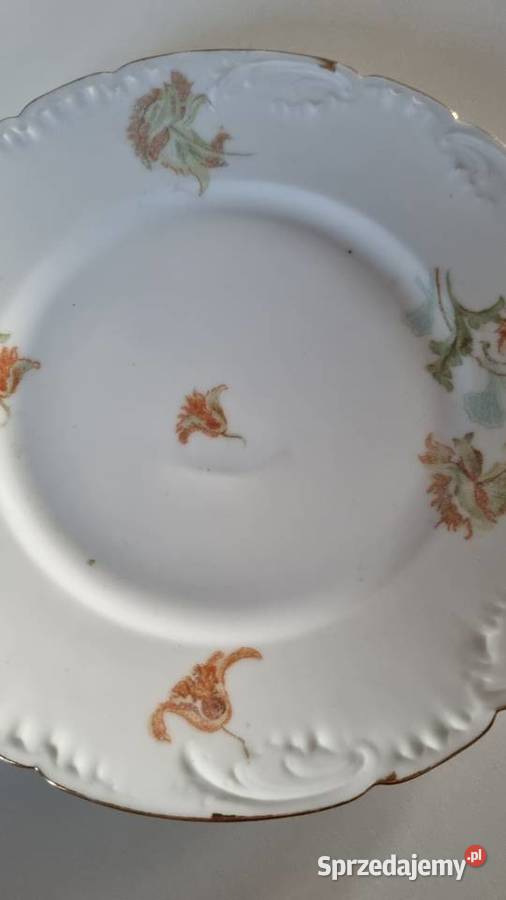 Talerze Deserowe Płaskie Ceramika i szkło Wola Podłężna