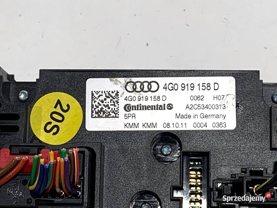 PANEL STEROWANIA NAWIEWU KLIMATYZACJI TYŁ AUDI sprzedam