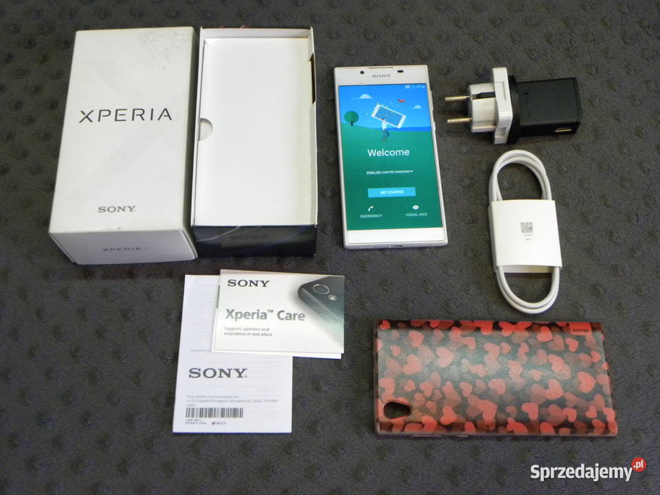 Dwa telefony Sony Xperia L1 kolor biały sprawne Legnica