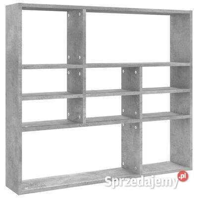 vidaXL Półka ścienna szarość betonu 90x16x78 Warszawa