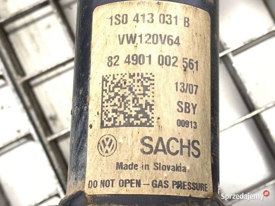 AMORTYZATOR LEWY PRZÓD ZE SPRĘŻYNĄ VW UP 10 osobowe