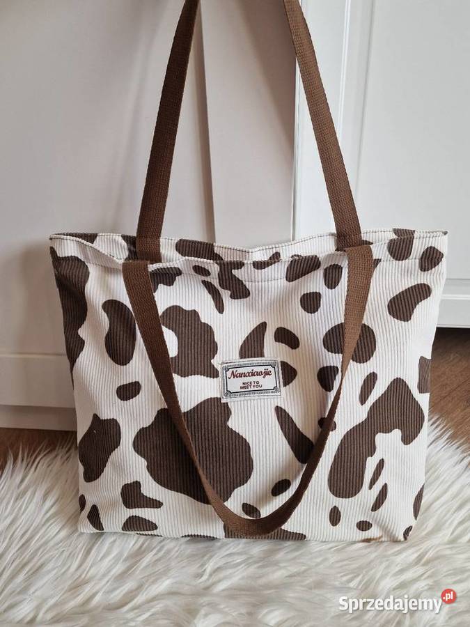 Torba na ramię A4 shopper krówka torebka na dolnośląskie Kłodzko sprzedam