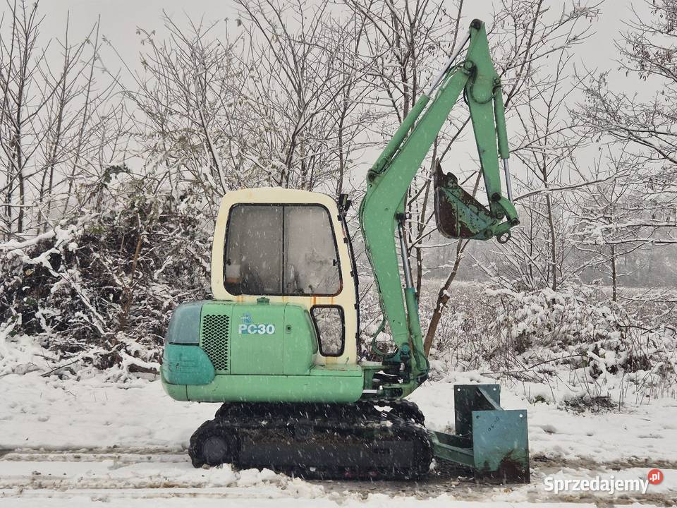 Koparka KOMATSU PC30 Gąsiennice Małuszyn
