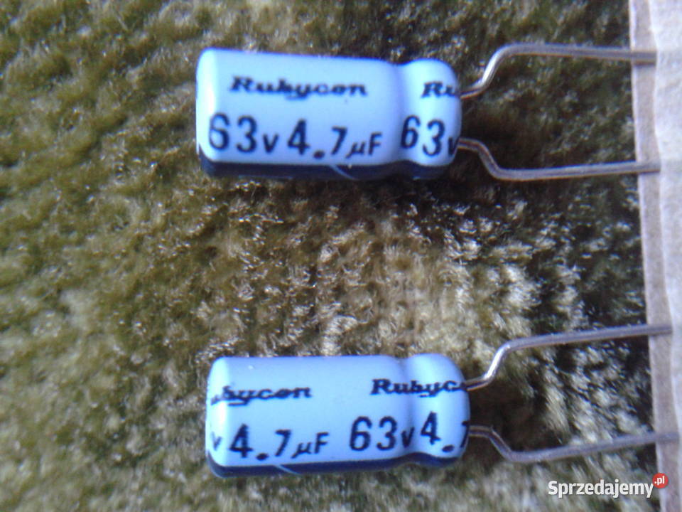 Kondensatory elektrolityczne Rubycon 47uF 35V mazowieckie Warszawa