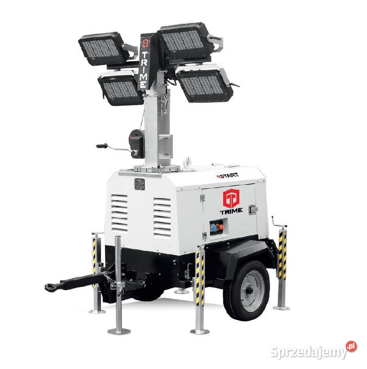 Maszt oświetleniowy 8 m 4x320W 5000 m2 Trime Rok produkcji 2024 Pozostałe