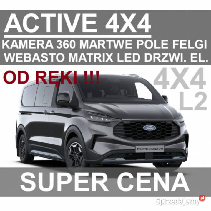 Ford Tourneo Custom 4X4 Active Webasto Martwe immobilizer Tourneo Custom