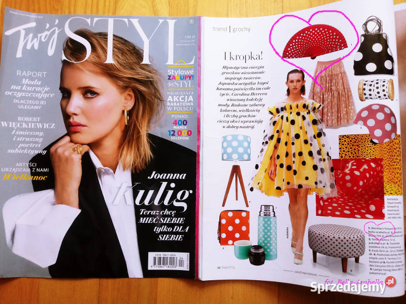 Najmodniejsze tej wiosny GROCHY na hiszpańskim Uniseks Dodatki sprzedam