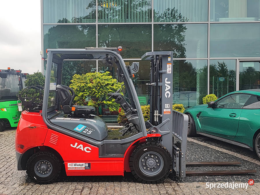 Wózek widłowy JAC CPQYD25 triplex 45 m 25 t lpg Kęty