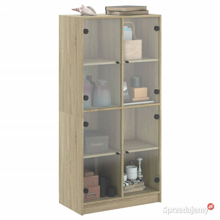 Szafka z drzwiczkami dąb sonoma 68x37x142 Warszawa sprzedam