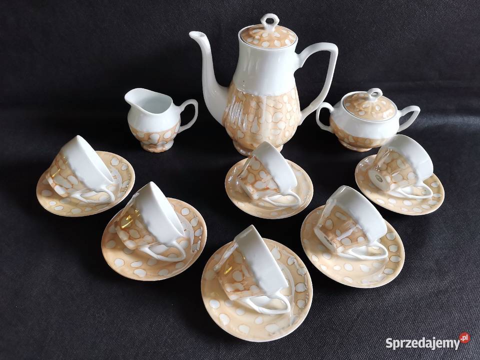 Stary nieużywany serwis kawowy porcelana Porcelana i szkło Katowice sprzedam