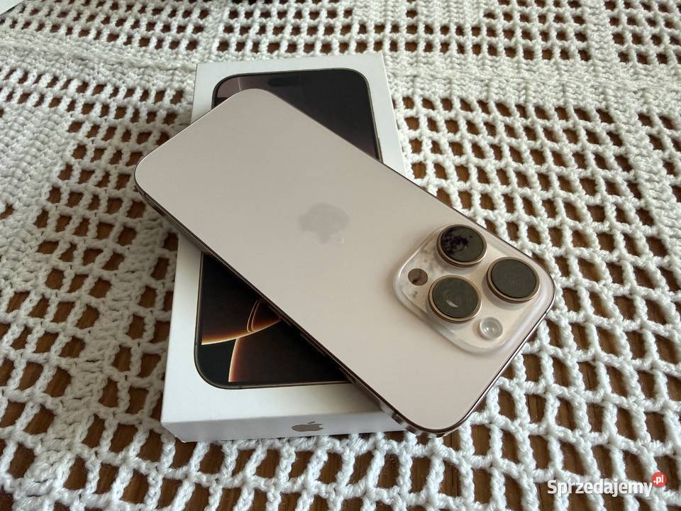 iPhone 16 Pro 128GB Desert Titanium stan bateria podkarpackie Brzozów