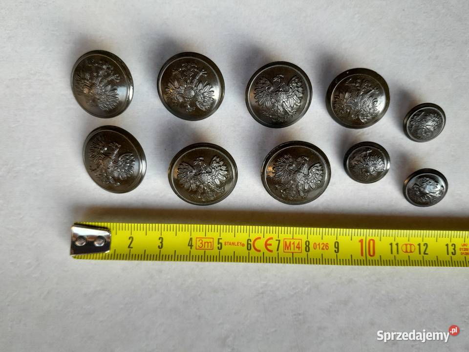 Stare guziki wojskowe górnicze marynarka inne 38 Dąbrowa Górnicza