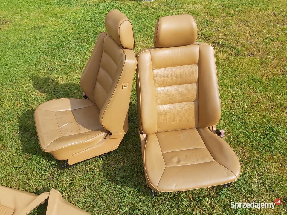 Tapicerka wnętrze skóra skórzane w124 coupe osobowe Wartkowice