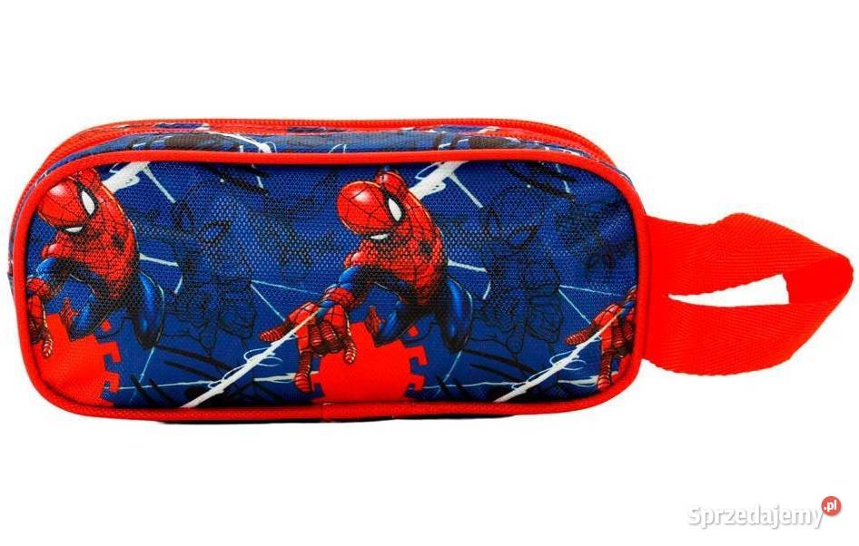Piórnik 2 Przegrody Spiderman Saszetka 3D Mogilany