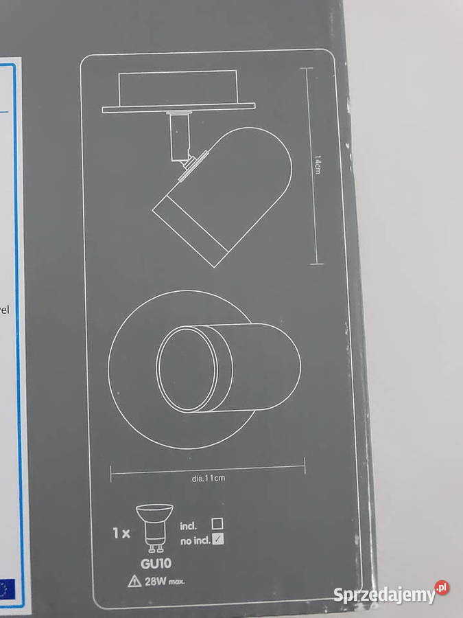 Nowy Reflektor Punktowy Colours Blue Chrom i Biłgoraj