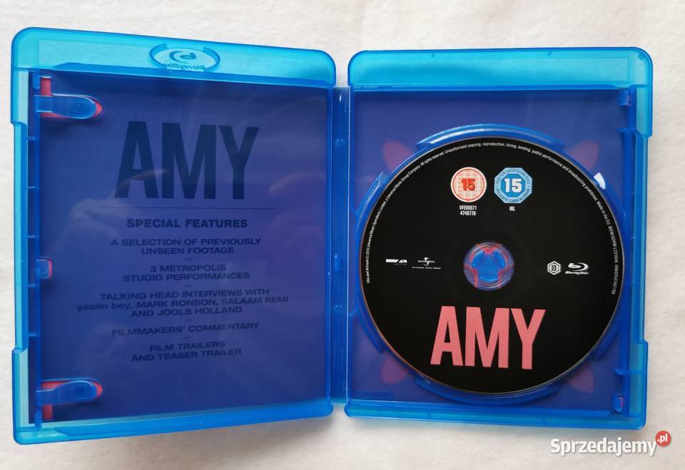 Amy Bluray En 2015 Amy Winehouse dokument Wytrzyszczki