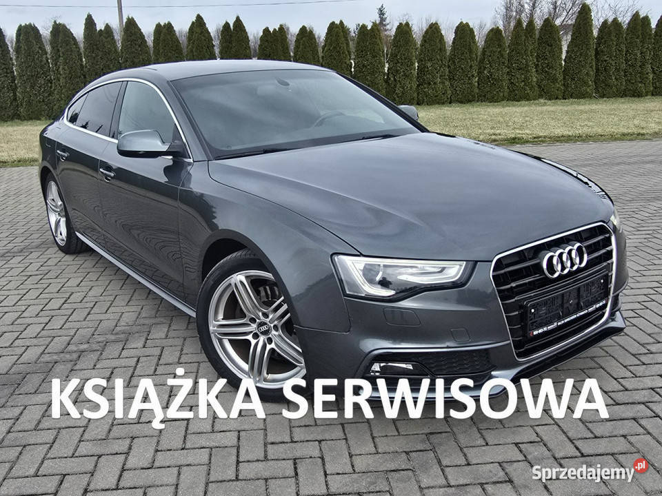 Audi A5 Sportback 18Turbo benz SerwisSLine x2 światła do jazdy dziennej łódzkie Kutno